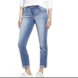 WIT & WISDOM Girlfriend Jeans In Light Blue SZ 12
